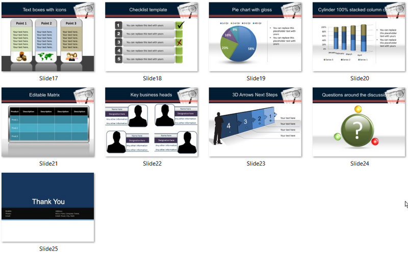 PowerPoint Market Intelligence Template 02