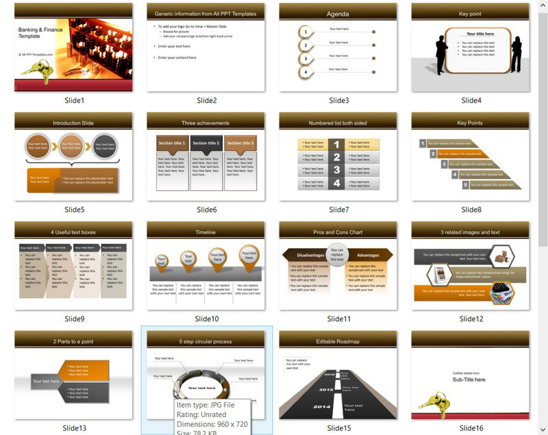PowerPoint Keys to Market Template 01