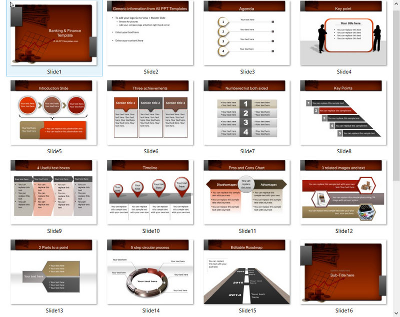 PowerPoint Money Discussion Template 01
