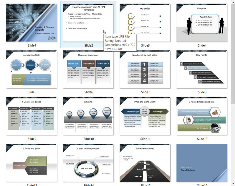 PowerPoint Finance Money Exchange Template 01