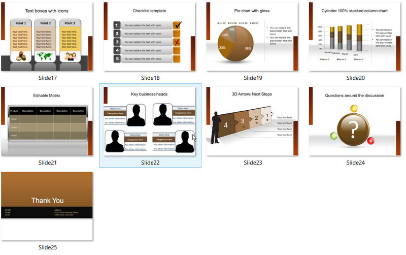PowerPoint Money Target  Template 02