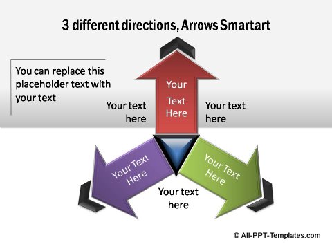 3D PowerPoint Arrow 04
