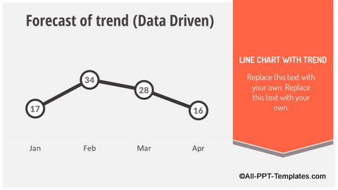 Line Chart Infographics Slide