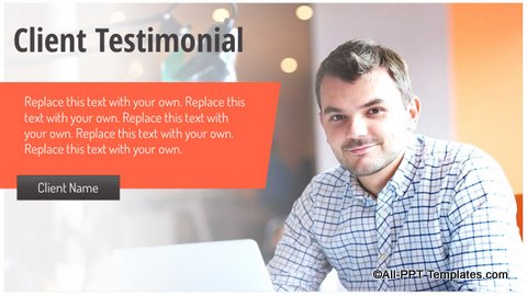 Client Testimonial Slide