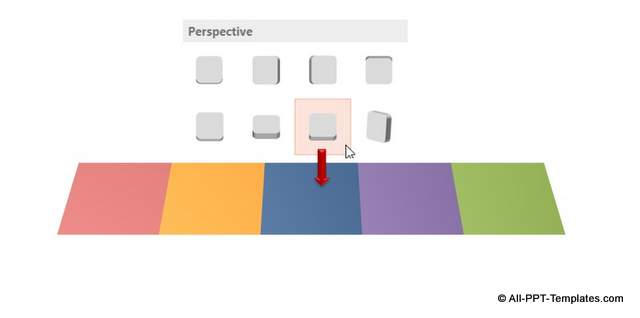 Adding perspective to 3D steps