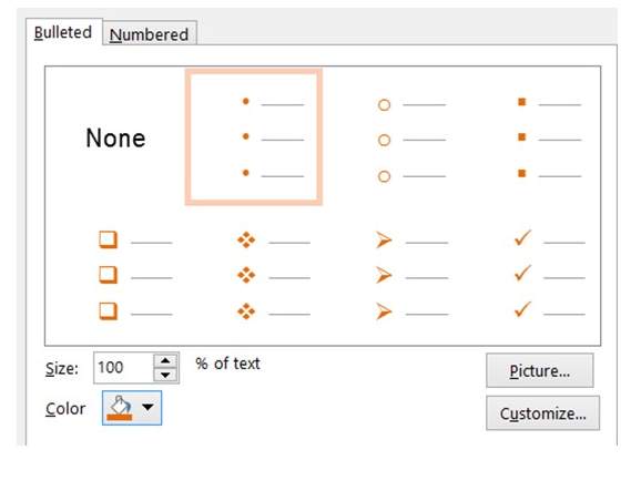 Bullet Color Change in PowerPoint