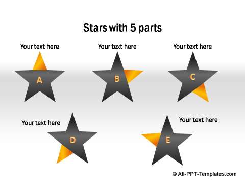 PowerPoint infographic Stars