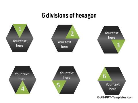 PowerPoint infographic Hexagon