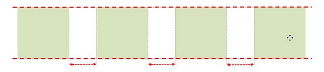 Equal distribution with Smart Guides