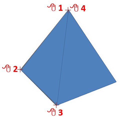 Completed Trace with Free Form