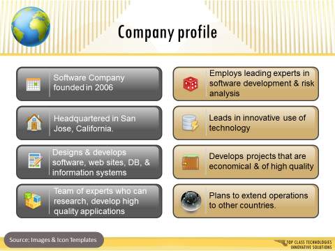 Corporate Presentation Profile Slide : After