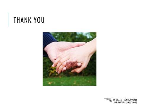 Corporate Presentation Thank You Slide : Before