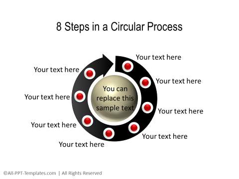 PowerPoint 3D Circle 03