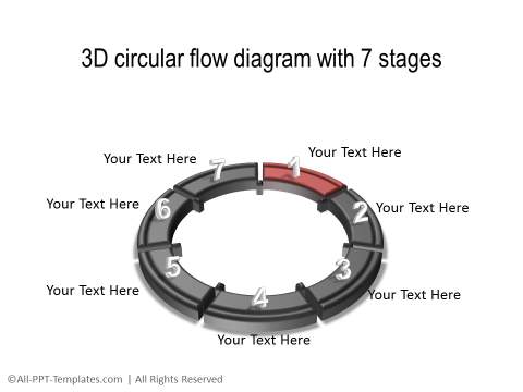 PowerPoint 3D Circle 06