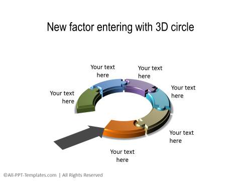 PowerPoint 3D Circle 28