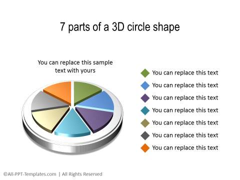 PowerPoint 3D Circle 32
