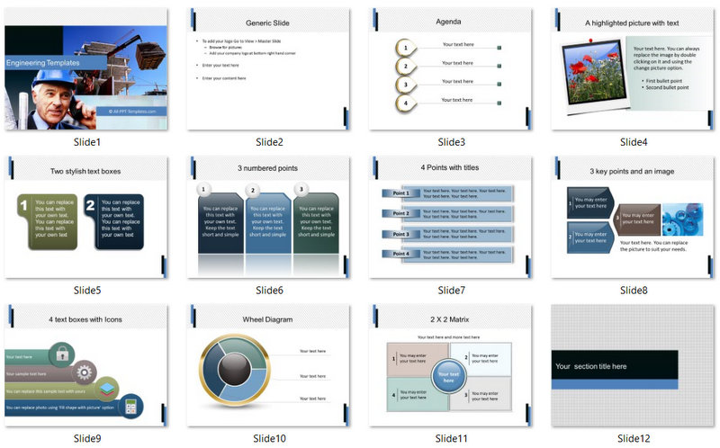 PowerPoint Building Construction Template 01