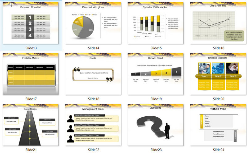 PowerPoint Engineering Gears Template (2) : 02