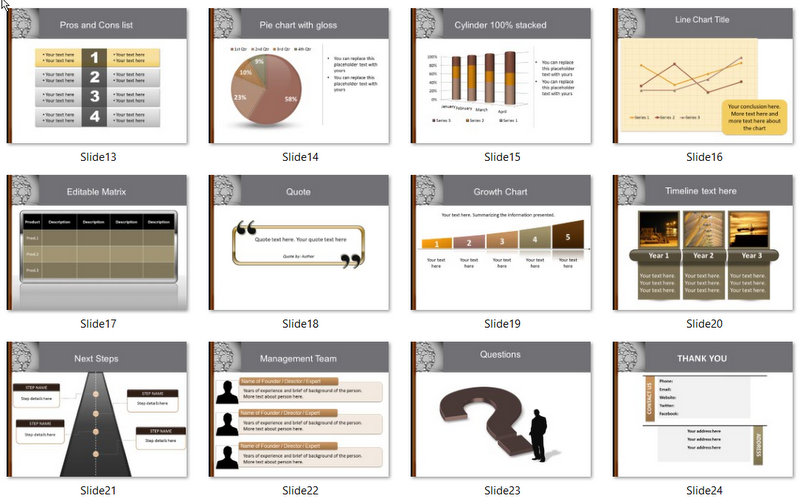 PowerPoint Nanotechnology Template 02