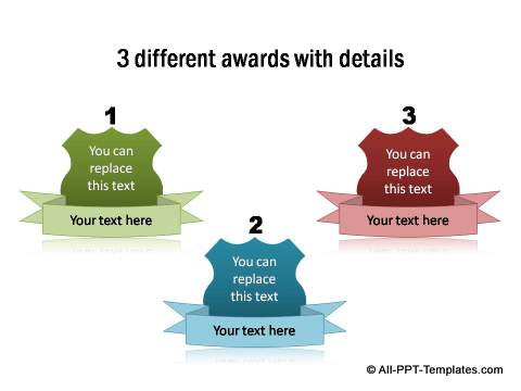 3 awards with details