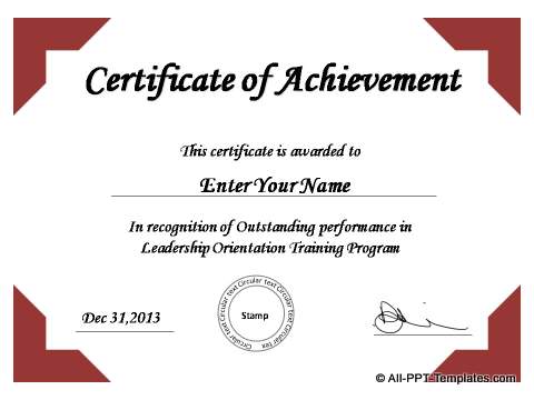 PowerPoint Certificate 01