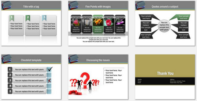 Books and Education Pptx Charts 3