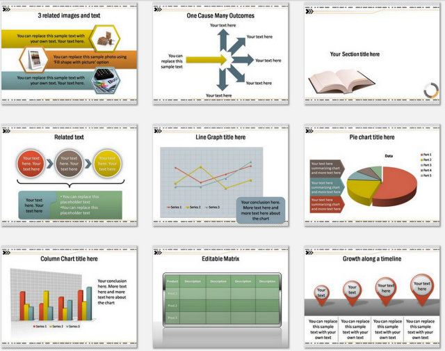 Books Connected Pptx Charts 2