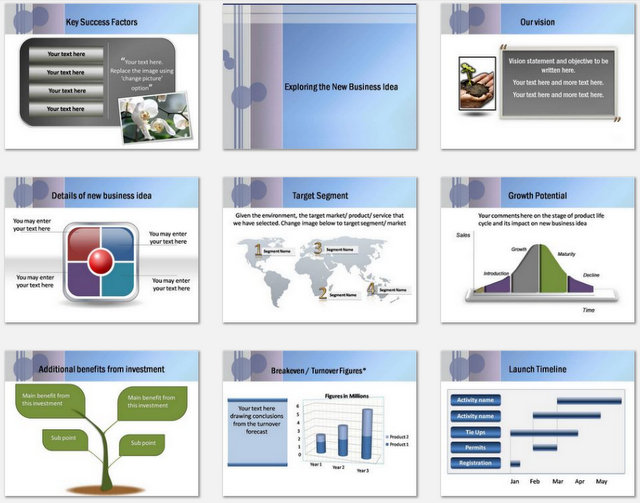 Powerpoint Business Discussion Charts 2