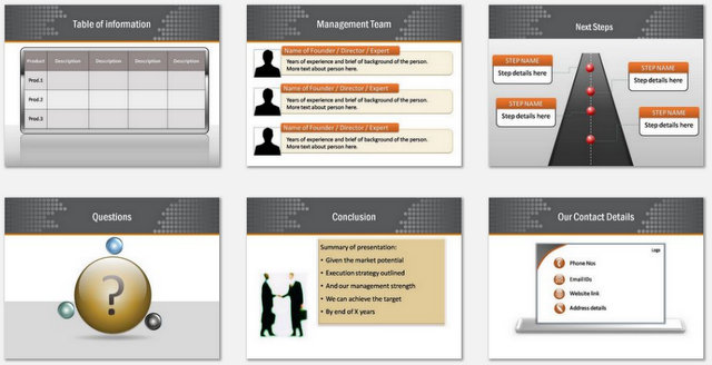 PowerPoint Plan Reach Out Charts 3