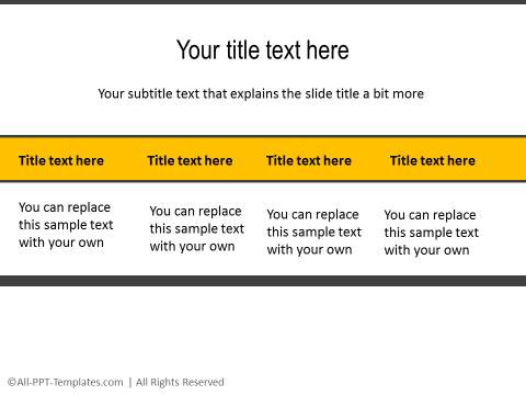 PowerPoint Bullet Point List 06