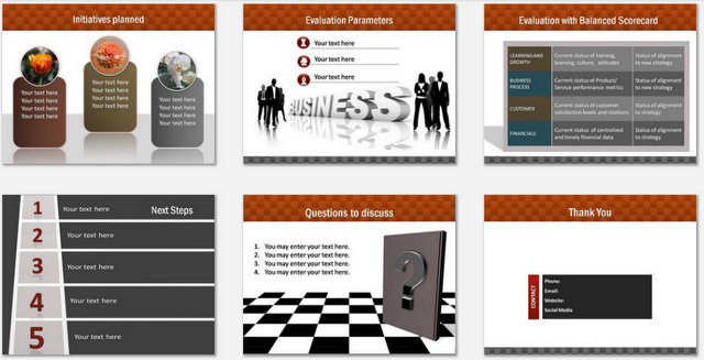 PowerPoint Business Highlights Charts 03