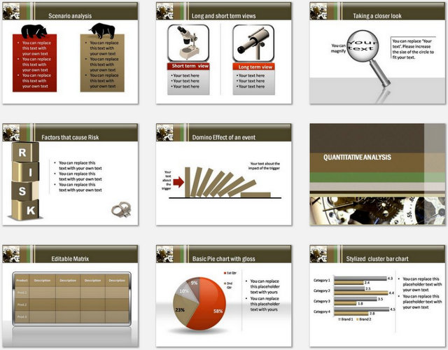 PowerPoint Business Internals Charts 2