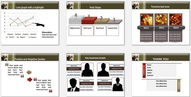PowerPoint Business Internals Charts 3