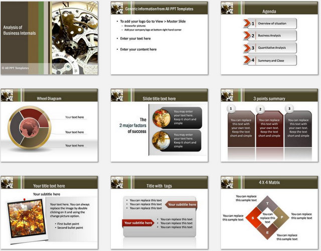 PowerPoint  Business Internals Charts 1