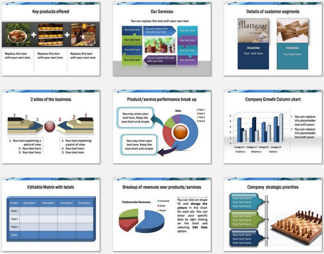 PowerPoint Business Introduction Charts 2