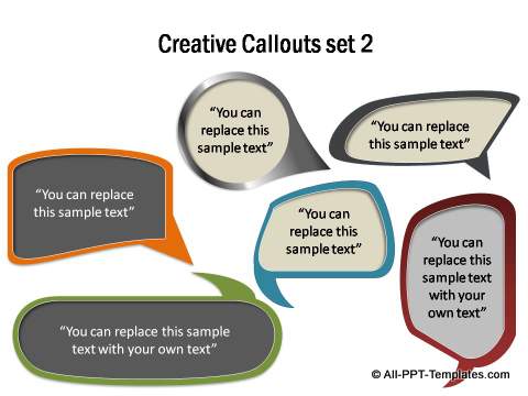 Creative Callout set 2