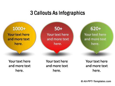 Infographic style callout design