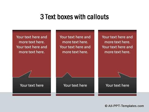 Text Boxes with callouts