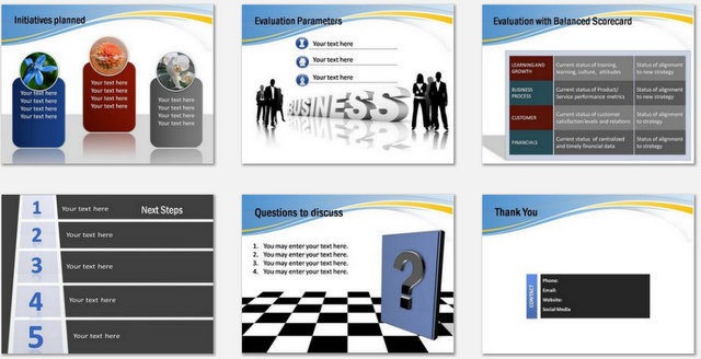 PowerPoint Chess Metaphor Charts 03