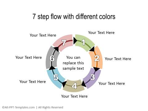 PowerPoint Circular Flow 13