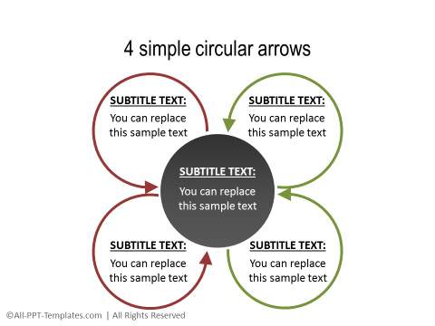 PowerPoint Circular Flow 36