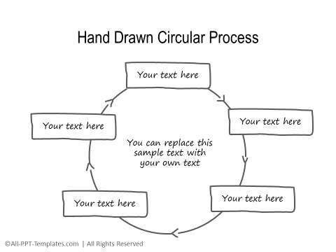 PowerPoint Circular Flow 40