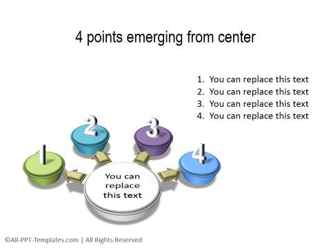 PowerPoint Circular List 07