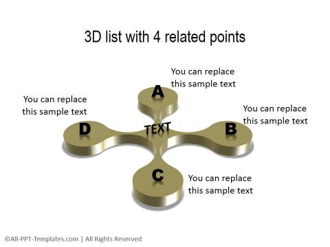 PowerPoint Circular List 08