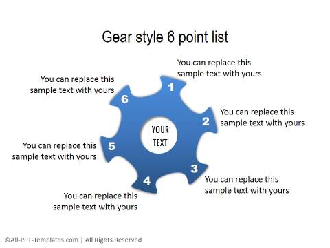 PowerPoint Circular List 16