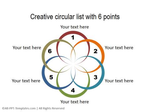 PowerPoint Circular List 23