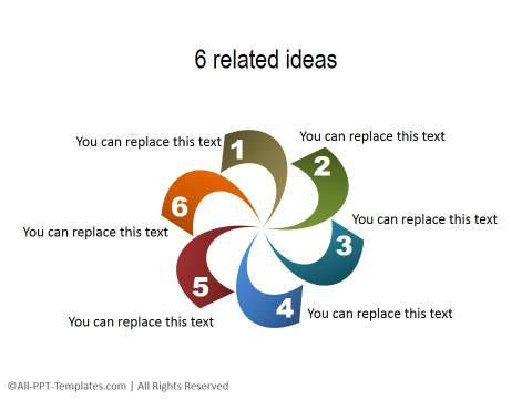 PowerPoint Circular List 24