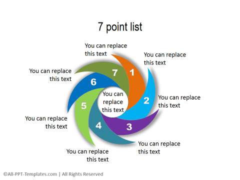 PowerPoint Circular List 26