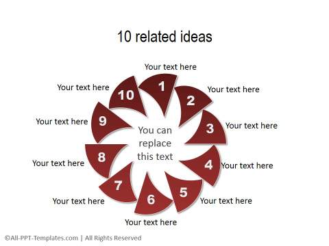 PowerPoint Circular List 32