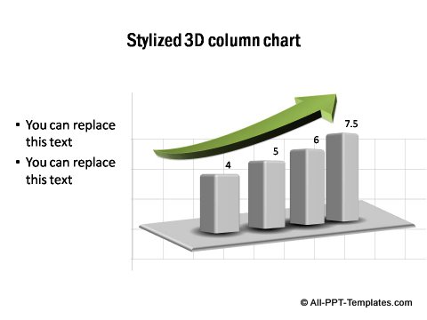 Stylized Column Chart